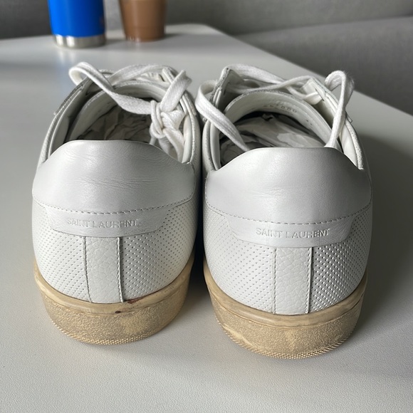 Brand New - Saint Laurent - Court Classic Low Top Sneakers - Picture 12 of 12
